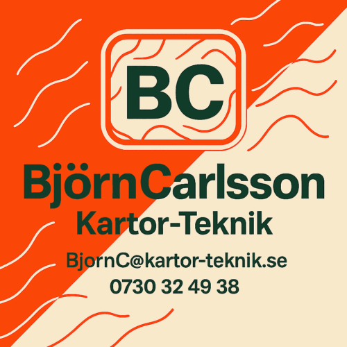 Bj&ouml;rn Carlsson Kartor-Teknik Logo